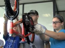 Bicycle Building Process for Foster Children Enhanced by Toyota Partnership